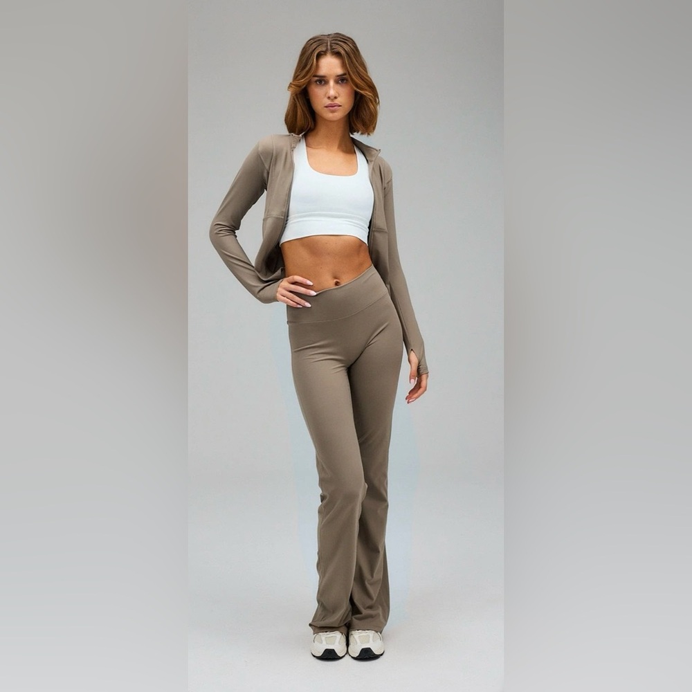 Exercere Flare Leggings Sand Beige S